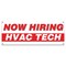 Signmission Now Hiring HVAC Tech Banner Apply Inside Accepting Application Single Sided B-30260 - alternate 1